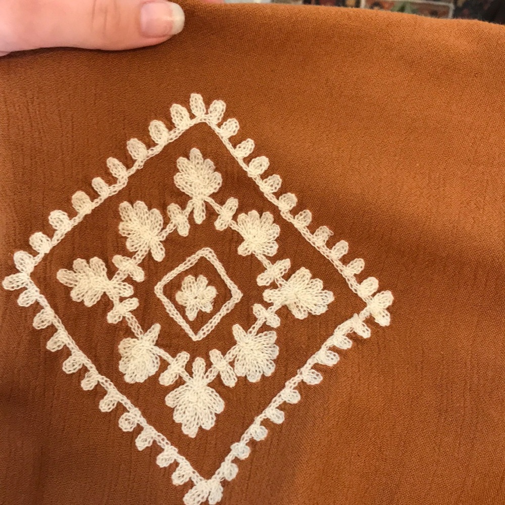 Embroidered Fall Dress - Picture 3 of 5